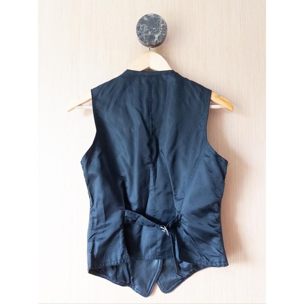 VTG The Limited Black Leather Vest‎ - Picture 5 of 5